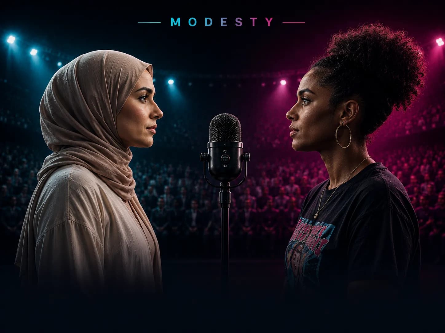 Layla Hassan vs Emma Brooks — MODESTY debate
